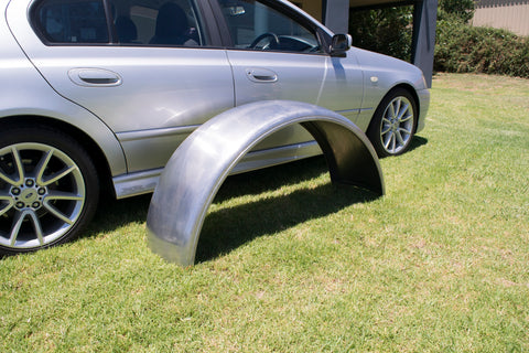 DR17 60A PB Left - 17" by 60" - 379 Peterbilt Smooth Aluminum Guard Left Side