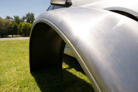 DR17 60A PB Left - 17" by 60" - 379 Peterbilt Smooth Aluminum Guard Left Side