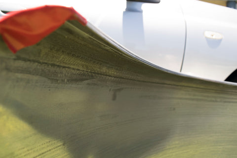 DR17 60A PB Left - 17" by 60" - 379 Peterbilt Smooth Aluminum Guard Left Side