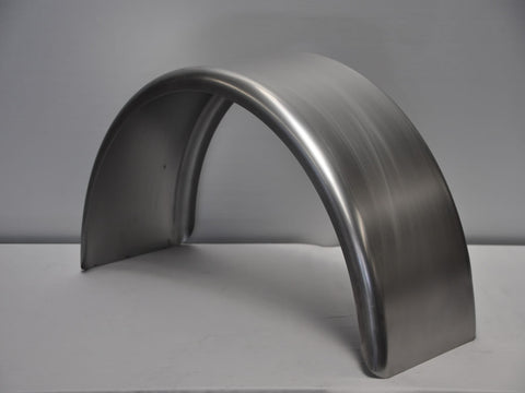 DR1128 - 11" by 28" Double Radius Single Axle Mild Steel Guard