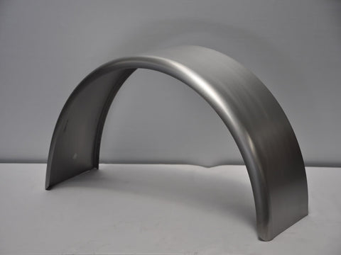 SR1028 - 10" by 28" Single Radius Single Axle Mild Steel Guard