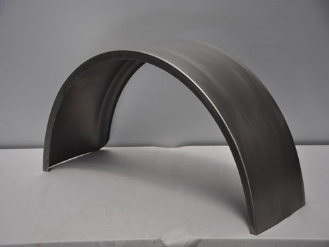 SR1132 - 11" by 32" Single Radius Single Axle Mild Steel Guard