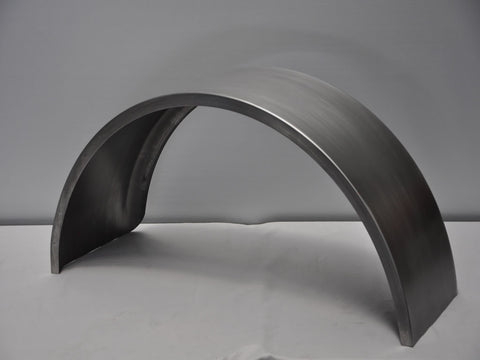 SR1232 - 12" by 32" Single Radius Single Axle Mild Steel Guard