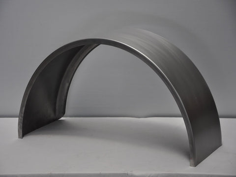 SR1333 - 13" by 33" Single Radius Single Axle Mild Steel Guard