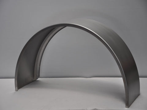 SR1336 - 13" by 36" Single Radius Single Axle Mild Steel Guard