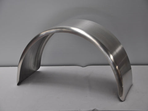 DR1230A - 12" by 30" Double Radius Single Axle Smooth Aluminum Guard