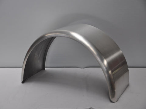 SR1030A - 10" by 30" Single Radius Single Axle Smooth Aluminum Guard