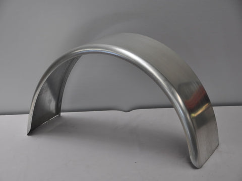 SR1032G - 10" by 32" Single Radius Single Axle Galvanized Guard