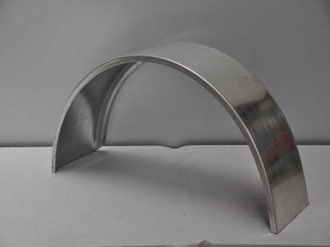 SR1032G - 10" by 32" Single Radius Single Axle Galvanized Guard