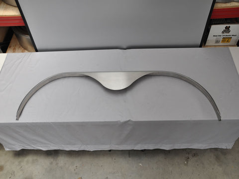 TTSR1.2566A - 1.25" by 66" Tandem Teardrop Axle Smooth Aluminum Flare