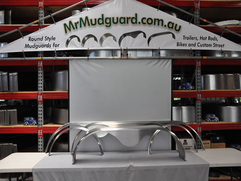 SR1.2532A - 1.25" by 32" Single Axle Smooth Aluminum Flare