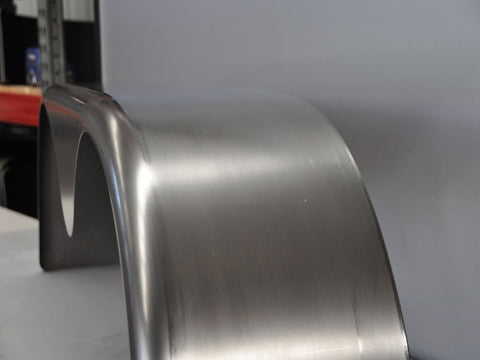 TTSR966 - 9" by 66" Single Radius Tandem Teardrop Mild Steel Guard