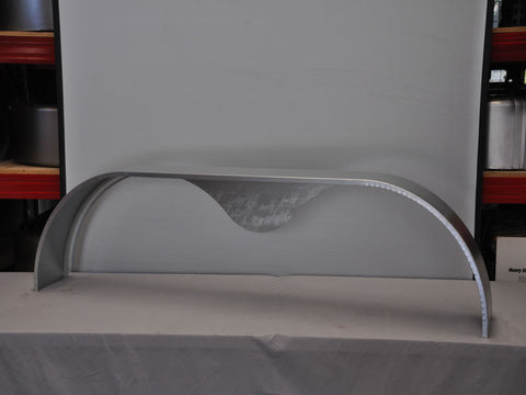 TTSR966G - 9" by 66" Single Radius Tandem Teardrop Galvanized Guard