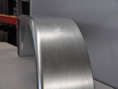 TTSR966G - 9" by 66" Single Radius Tandem Teardrop Galvanized Guard