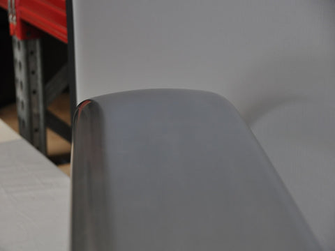 TSDR964 - 9" by 64" Tandem Straight Double Radius Mild Steel Guard