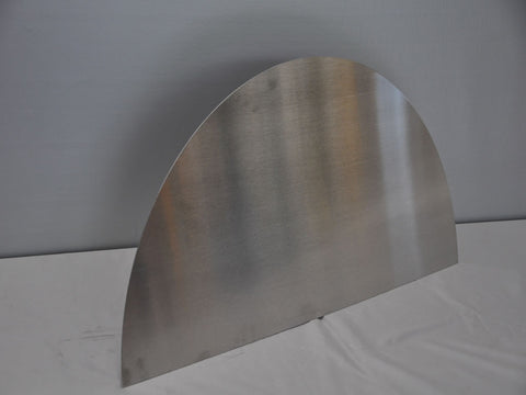 FB30A - 30" by 14.4" Single Axle Smooth Aluminum Fender Back