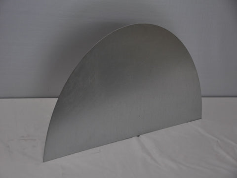 FB32G - 32" by 15" Single Axle Galvanized Steel Fender Back