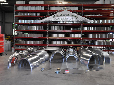 FB60G - 60" by 12" Tandem Axle Galvanized Steel Fender Back