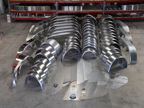 FB72 - 72" by 12" Tandem Axle Mild Steel Fender Back