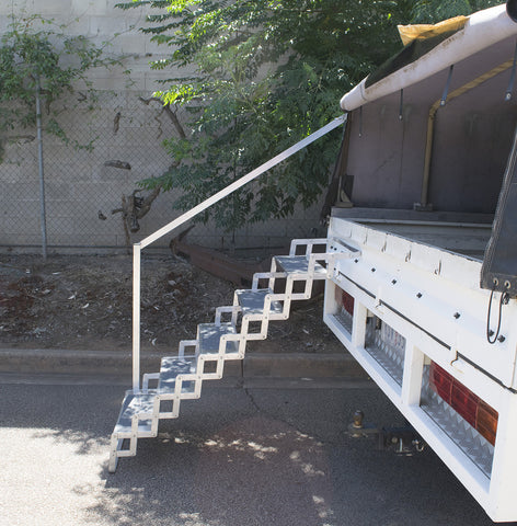 SSA24303 - 24" Wide 3 Step Aluminum Scissor Stair