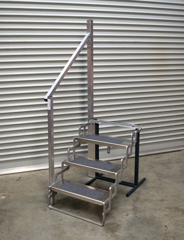 SSA24303 - 24" Wide 3 Step Aluminum Scissor Stair
