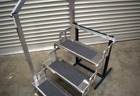 SSA24303 - 24" Wide 3 Step Aluminum Scissor Stair